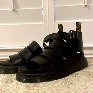 Brand New! Dr. Martens Clarissa II Womens Leather Strap Sandals! Never Been Worn